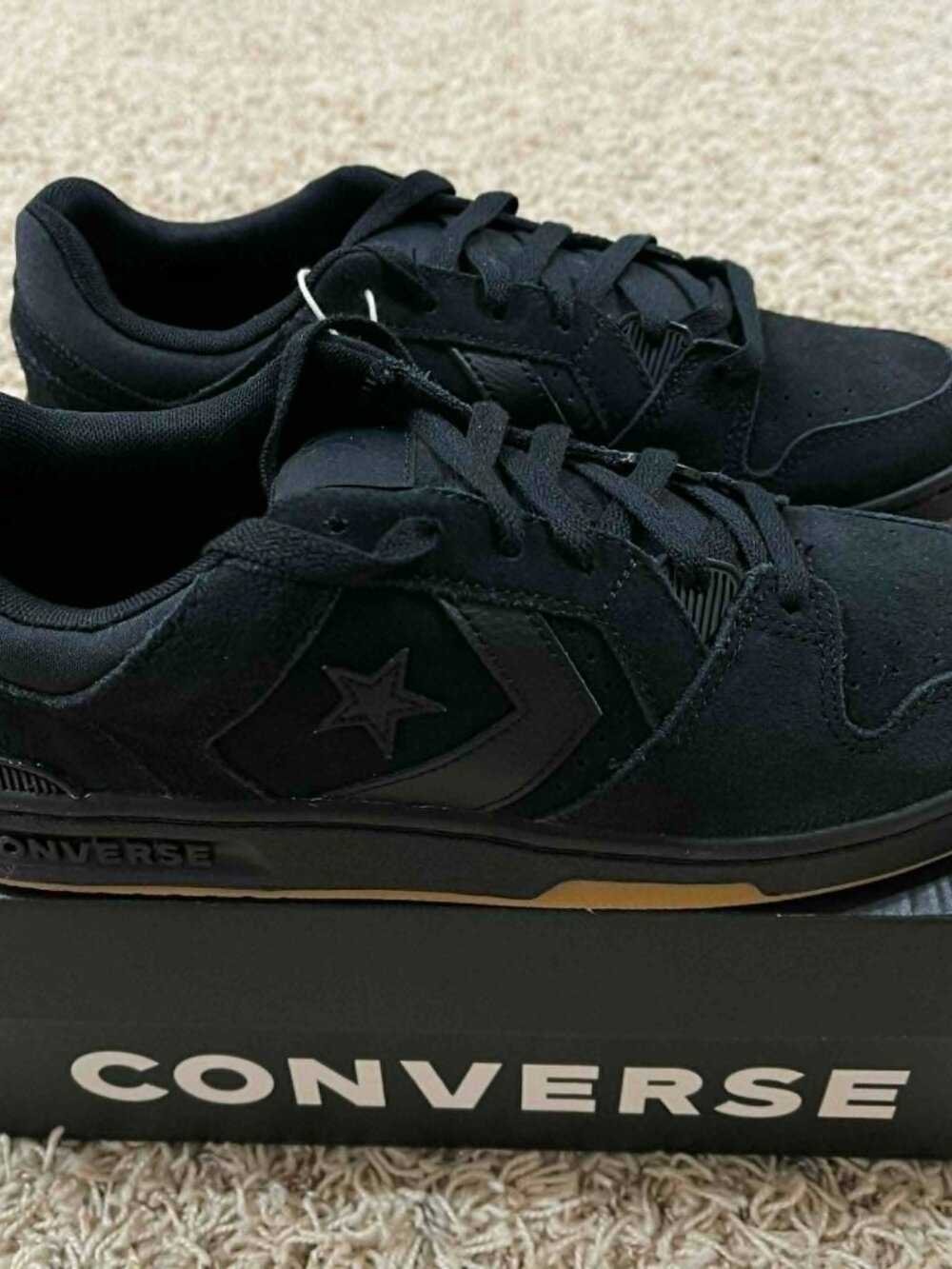 Converse CL98 OX Suede Sneakers Shoes Black, Men’s Size 9 / Women’s 10.5 (New)